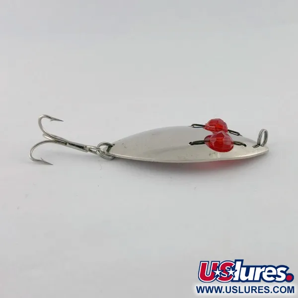  Kmart Kresge, нікель/червоні очі, 10, блесна коливалка (колебалка) #23669