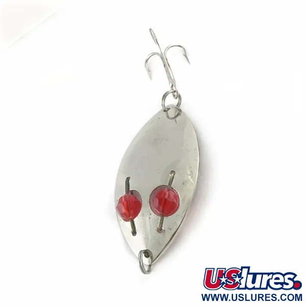  Kmart Kresge, нікель/червоні очі, 10, блесна коливалка (колебалка) #23669