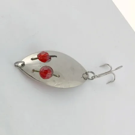 Kmart Kresge, нікель/червоні очі, 10, блесна коливалка (колебалка) #23669