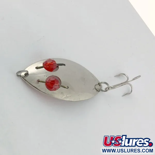  Kmart Kresge, нікель/червоні очі, 10, блесна коливалка (колебалка) #23669
