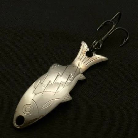 Atlantic Lures Golden Wobble-Fish, нікель, 5, блесна коливалка (колебалка) #23671