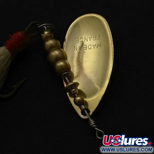 Mepps Aglia 5 Dressed  модель 1970 років, золото, 14, блешня оберталка (вертушка) #23675