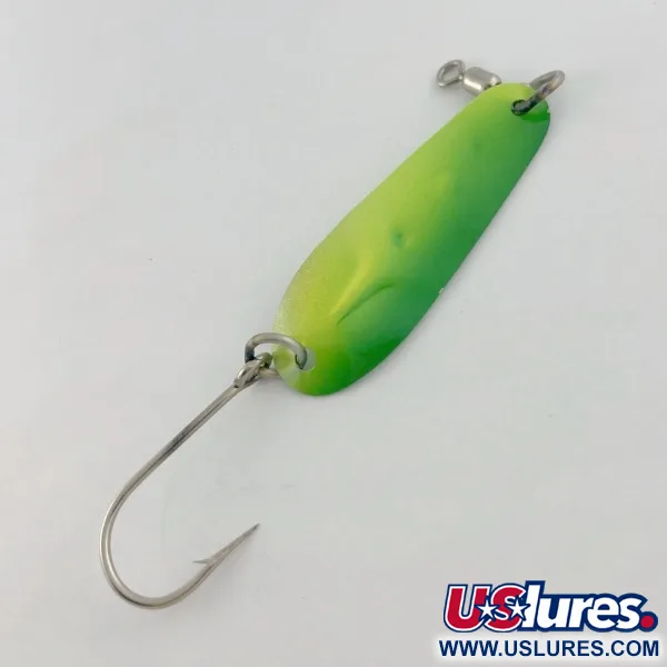 Luhr Jensen Tom Mack #4, green/yellow, 8, блесна коливалка (колебалка) #23685