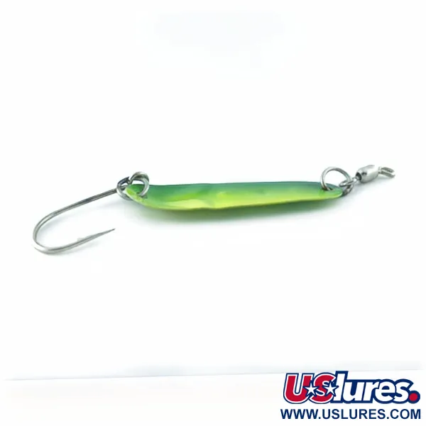 Luhr Jensen Tom Mack #4, green/yellow, 8, блесна коливалка (колебалка) #23685