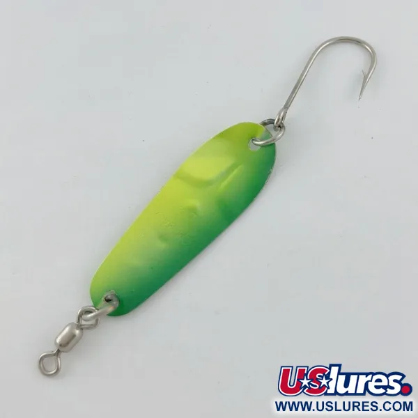 Luhr Jensen Tom Mack #4, green/yellow, 8, блесна коливалка (колебалка) #23685