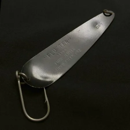 Luhr Jensen Flutter Spoon 38, black, 10, блесна коливалка (колебалка) #23686