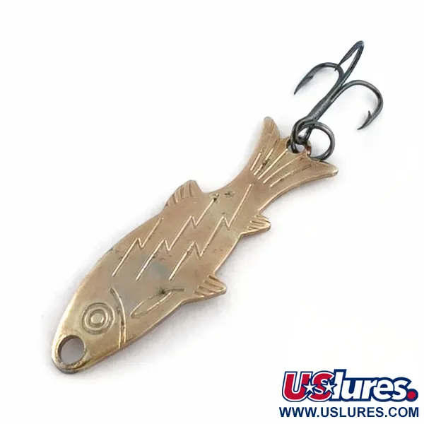 Atlantic Lures Golden Wobble-Fish, мідь, 5, блесна коливалка (колебалка) #23698