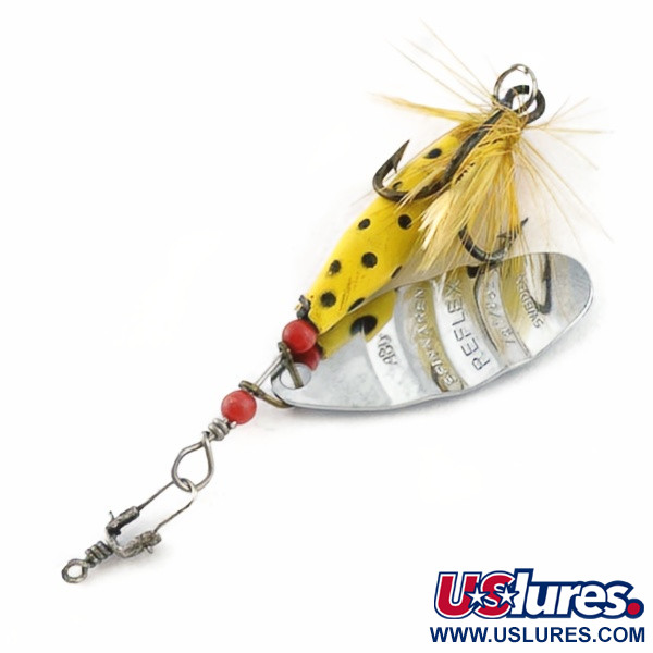  Abu Garcia Spinnaren Reflex, nickel/yellow, 7, блешня оберталка (вертушка) #23714