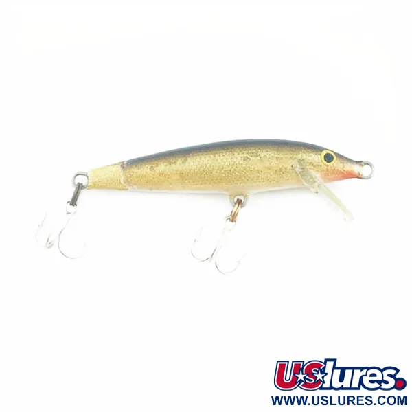  Rapala Original Floater F7, gold, 4, воблер #23730