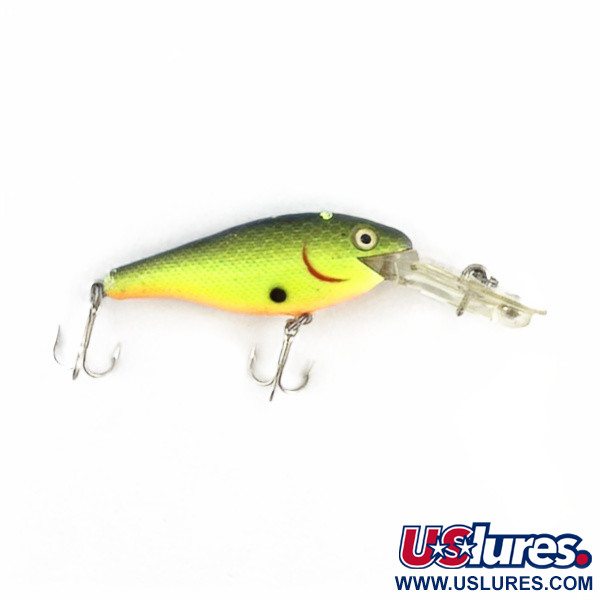  Rebel Double Deep Shad, шартрез, 5, воблер #23734
