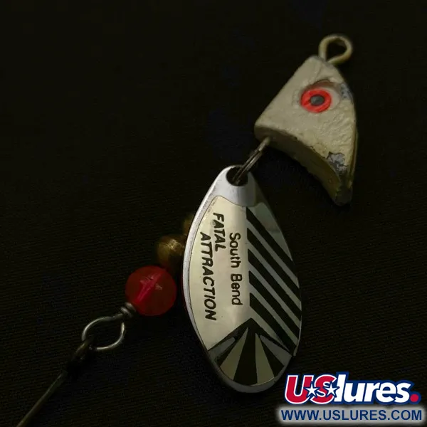 South Bend  Fatal Attraction, silver, 12, блешня оберталка (вертушка) #23738