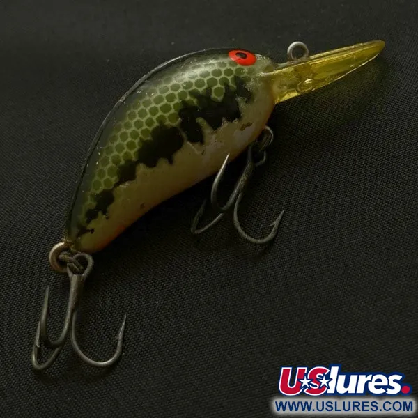  Bomber model B 4A  screw tail, bass, 7, воблер #23828