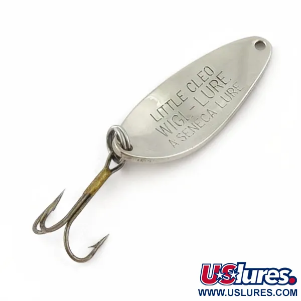  Seneca Little Cleo, нікель/помаранчевий/білий, 7, блесна коливалка (колебалка) #23829