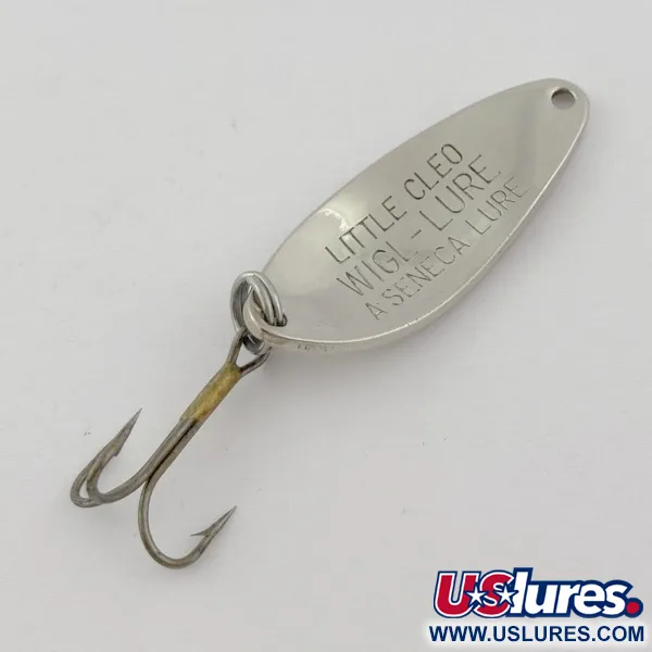  Seneca Little Cleo, нікель/помаранчевий/білий, 7, блесна коливалка (колебалка) #23829