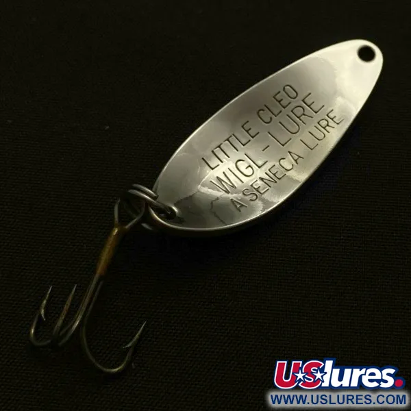  Seneca Little Cleo, нікель/помаранчевий/білий, 7, блесна коливалка (колебалка) #23829
