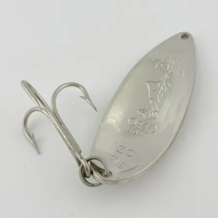 Seneca Little Cleo (Hula Girl), нікель/зелений, 21, блесна коливалка (колебалка) #23830