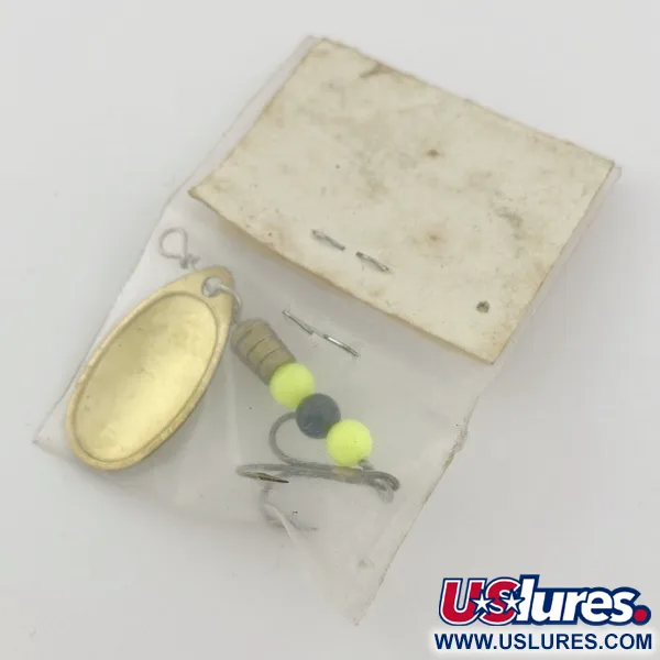 BAKER'S BAITS Baker's Spot Chek Spinner, латунь/шартрез, 7, блешня оберталка (вертушка) #23842