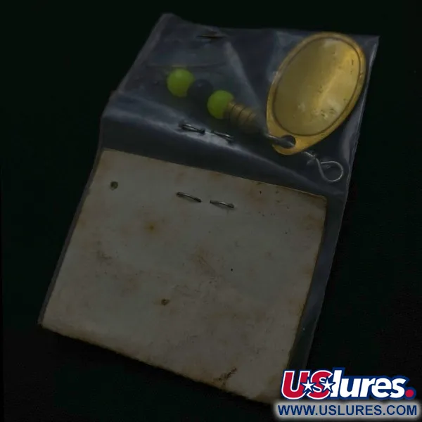 BAKER'S BAITS Baker's Spot Chek Spinner, латунь/шартрез, 7, блешня оберталка (вертушка) #23842