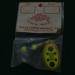 BAKER'S BAITS Baker's Spot Chek Spinner, латунь/шартрез, 7, блешня оберталка (вертушка) #23842