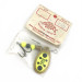 BAKER'S BAITS Baker's Spot Chek Spinner, латунь/шартрез, 7, блешня оберталка (вертушка) #23842