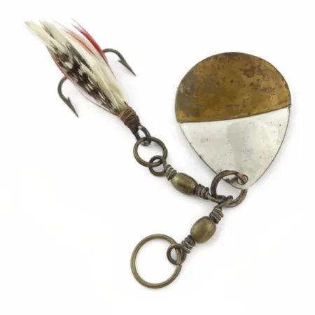 W.T. J. Lowe Lowe's Star Colorado Spinner 4 №5823 (1890-x років, нікель/латунь, 7, блешня оберталка (вертушка) #23847