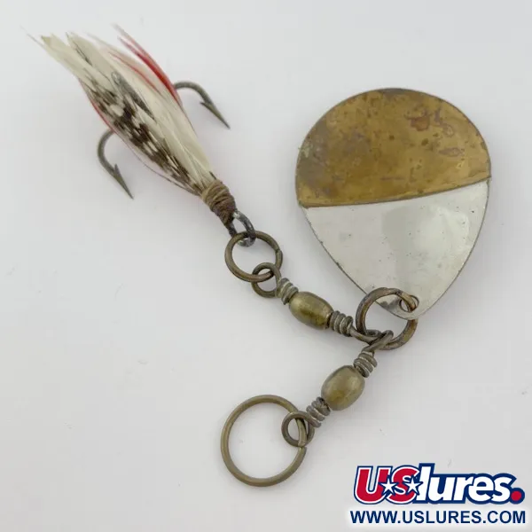 W.T. J. Lowe Lowe's Star Colorado Spinner 4 №5823 (1890-x років, нікель/латунь, 7, блешня оберталка (вертушка) #23847