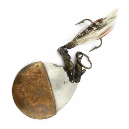 W.T. J. Lowe Lowe's Star Colorado Spinner 4 №5823 (1890-x років, нікель/латунь, 7, блешня оберталка (вертушка) #23847