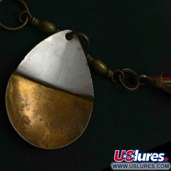 W.T. J. Lowe Lowe's Star Colorado Spinner 4 №5823 (1890-x років, нікель/латунь, 7, блешня оберталка (вертушка) #23847