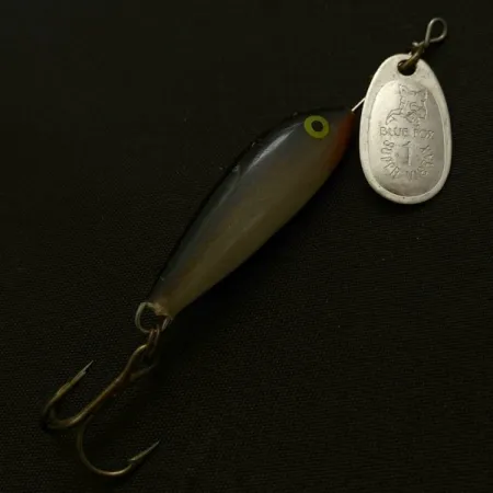 Blue Fox Super Vibrax Minnow Spin 1, Silver, 4, блешня оберталка (вертушка) #23849
