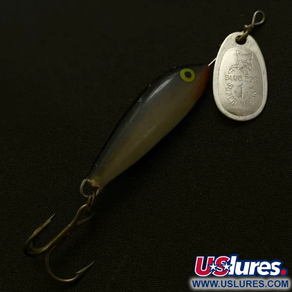  Blue Fox Super Vibrax Minnow Spin 1, Silver, 4, воблер #23849