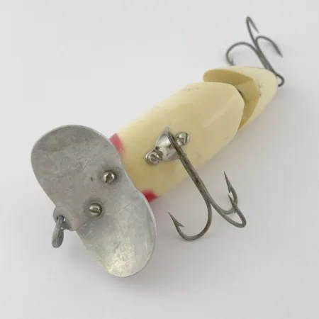 Fred Arbogast Jitterbug Jointed, red head, 14, воблер #23869