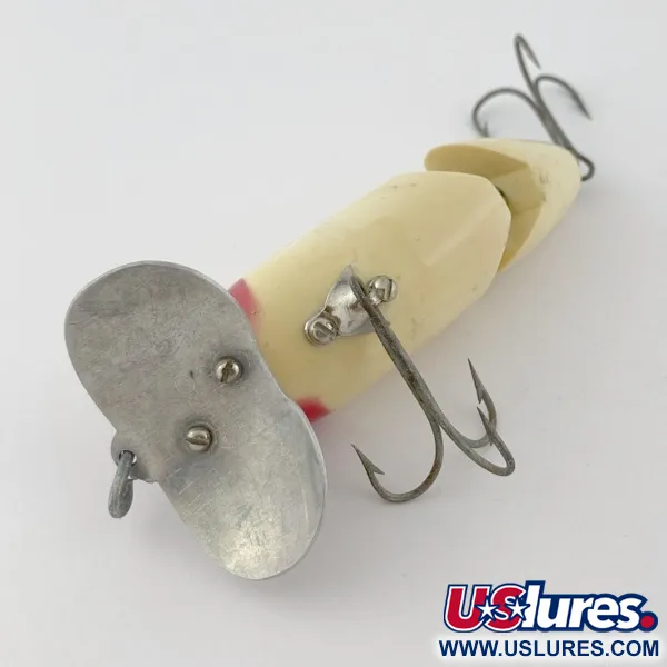  Fred Arbogast Jitterbug Jointed, red head, 14, воблер #23869