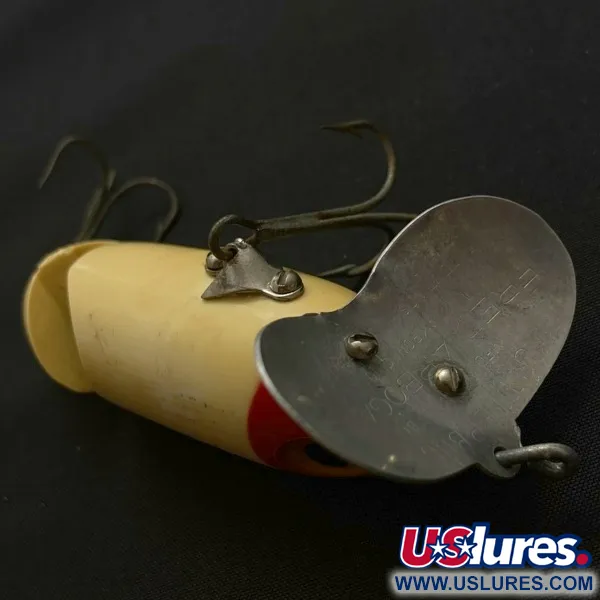  Fred Arbogast Jitterbug Jointed, red head, 14, воблер #23869