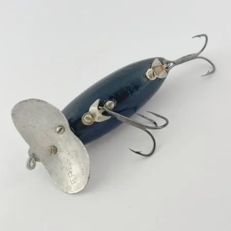 Fred Arbogast Jitterbug Early Bug Eye​ (1960-x років), Black, 14, воблер #23870