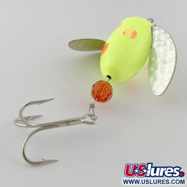 Yakima Bait Worden's Spin-n-Glo, помаранчевий/жовтий, 8, блешня оберталка (вертушка) #23888