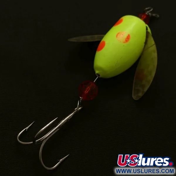 Yakima Bait Worden's Spin-n-Glo, помаранчевий/жовтий, 8, блешня оберталка (вертушка) #23888