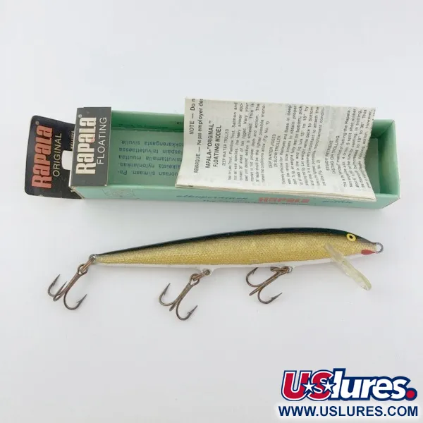 Rapala Original Floater F11 (Finland), G (Gold), 6, воблер #23899