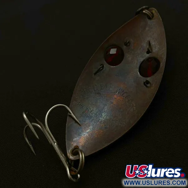 Hofschneider Red Eye Wiggler, бронза, 25, блесна коливалка (колебалка) #23913