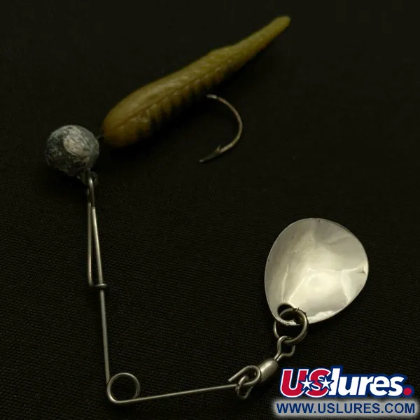 Johnson Beetle Spin, нікель/жовтий/білий, 5, блешня оберталка (вертушка) #23914