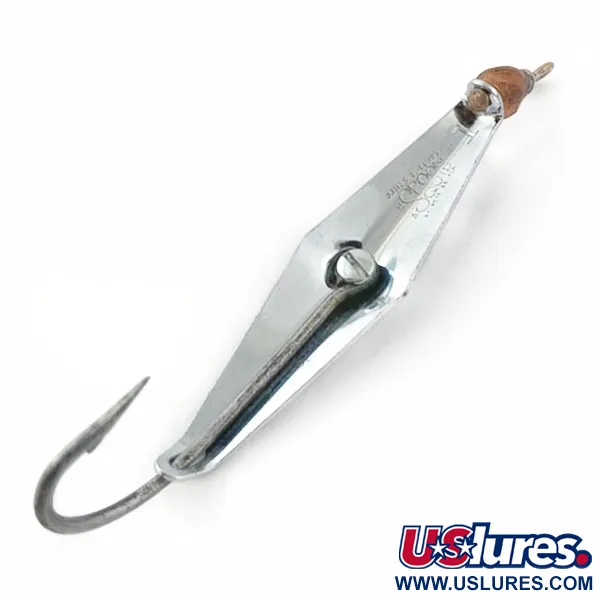 James E. Clark Clark Spoon 1, нікель, 8, блесна коливалка (колебалка) #23923