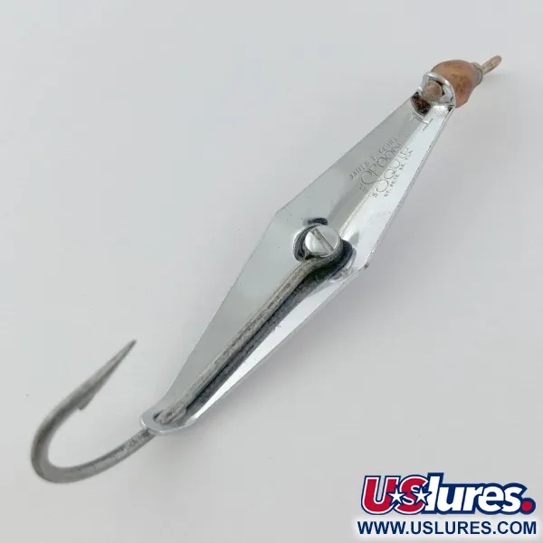 James E. Clark Clark Spoon 1, нікель, 8, блесна коливалка (колебалка) #23923