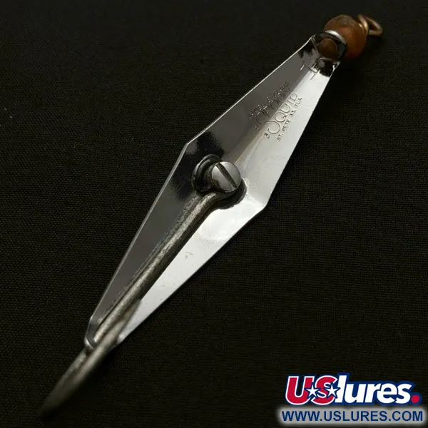 James E. Clark Clark Spoon 1, нікель, 8, блесна коливалка (колебалка) #23923