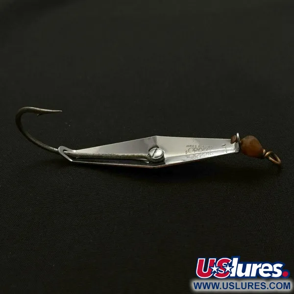James E. Clark Clark Spoon 1, нікель, 8, блесна коливалка (колебалка) #23923