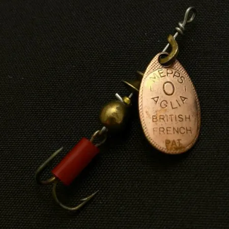 Mepps Aglia 0 (60 початок 70-x), мідь, 2,5, блешня оберталка (вертушка) #23950