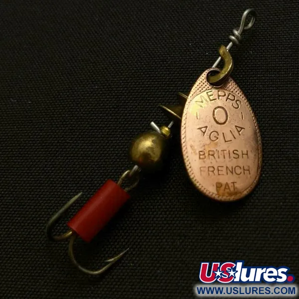  Mepps Aglia 0 (60 початок 70-x), мідь, 2,5, блешня оберталка (вертушка) #23950