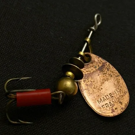 Mepps Aglia 0 (60 початок 70-x), мідь, 2,5, блешня оберталка (вертушка) #23950