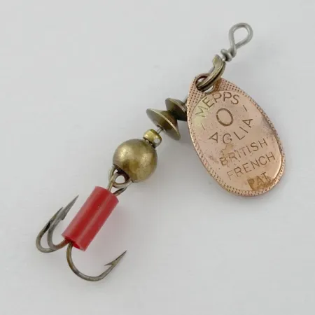 Mepps Aglia 0 (60 початок 70-x), мідь, 2,5, блешня оберталка (вертушка) #23950