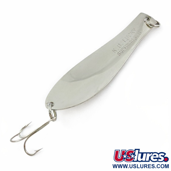 K-B Bait K-B Spoon Lucky Superior, нікель, 17, блесна коливалка (колебалка) #23976