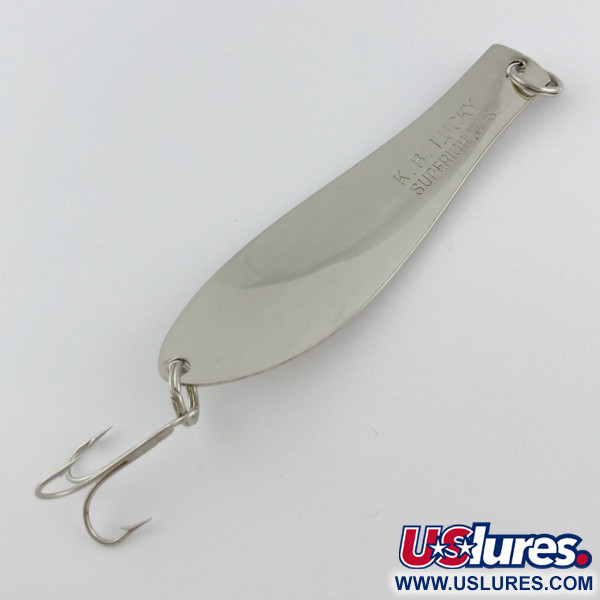 K-B Bait K-B Spoon Lucky Superior, нікель, 17, блесна коливалка (колебалка) #23976