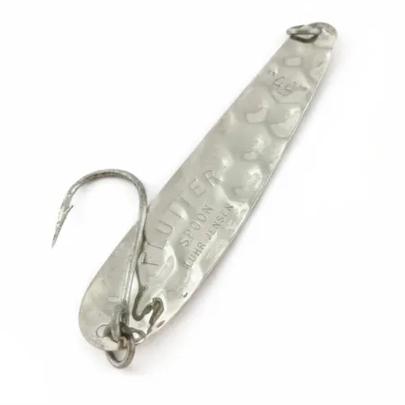 Luhr Jensen Flutter Spoon 44, нікель, 4, блесна коливалка (колебалка) #23985